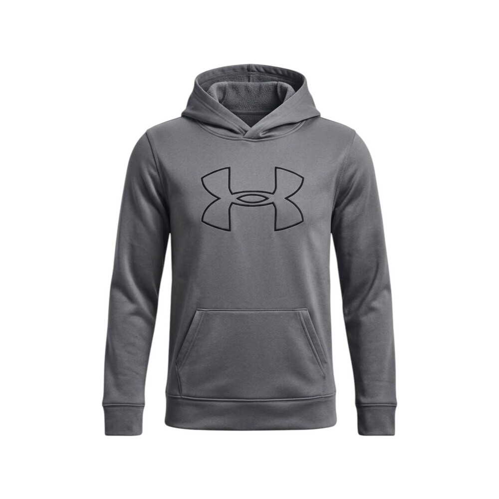 Under Armour Kids Gray Pullover Sweatshirt Hoodie Hoody Sweater Boys Size 7